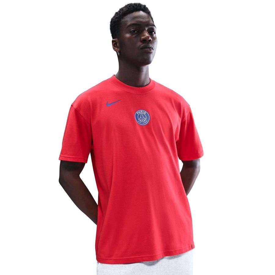 Paris Saint Germain T-Shirt T90 Remix - Global Red - Men's-SoccerKits Hub | Buy Soccer Jerseys Online